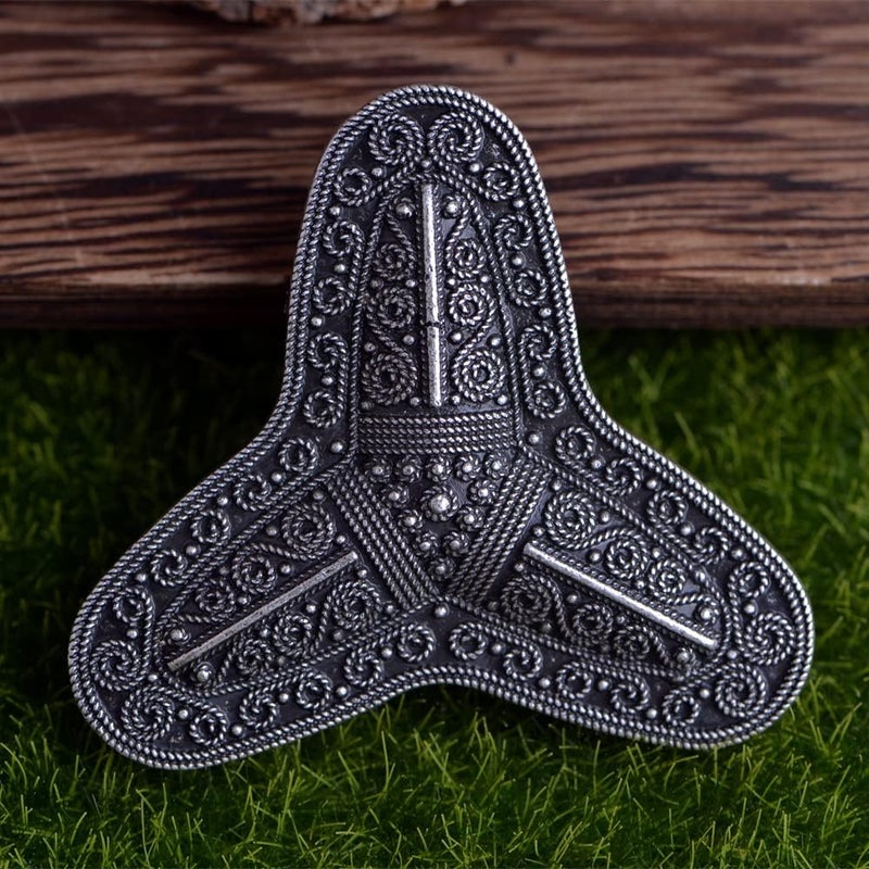 LANGHONG Norse Viking Brooch For Men Turtle Brooch Talisman Jewelry, Gift For Men - Image 3